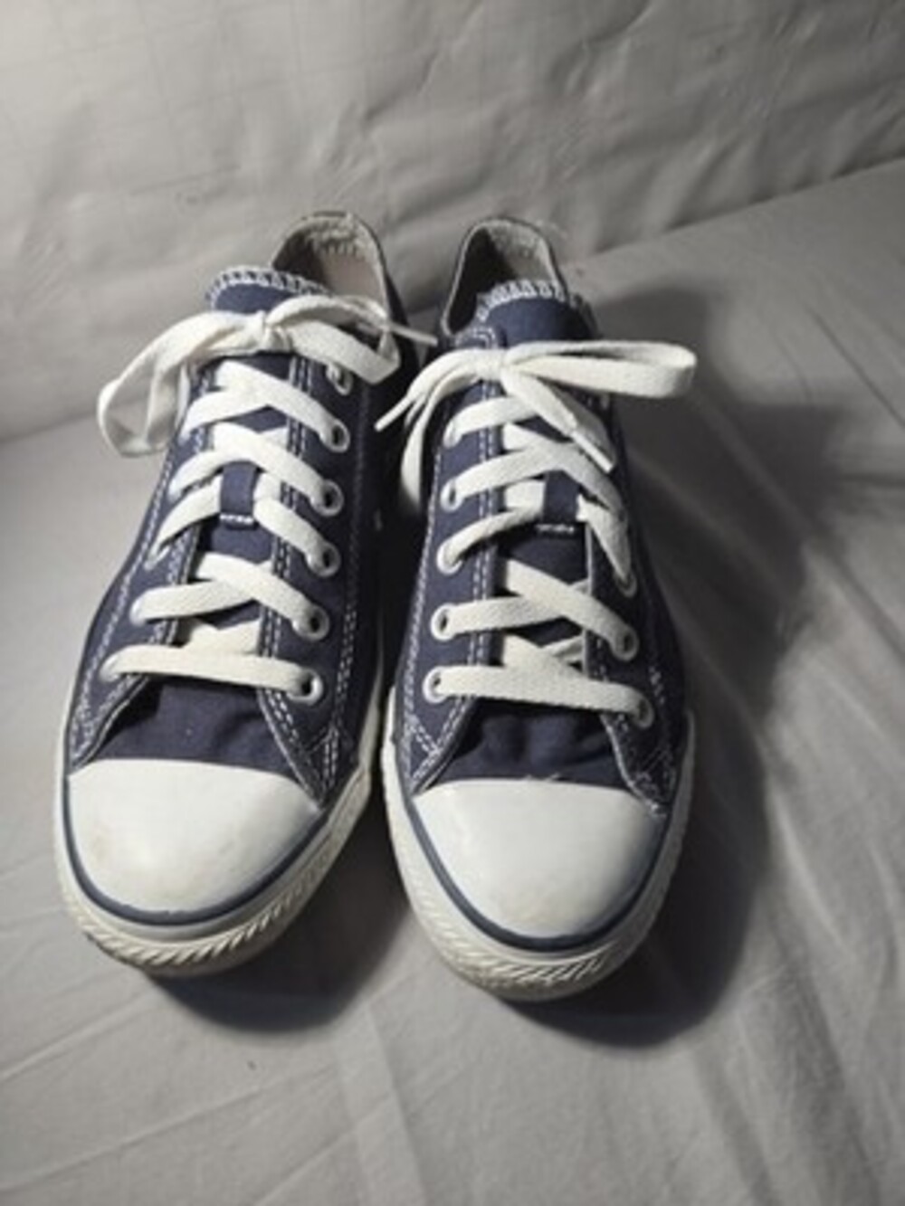 Converse All Stars Blue And White Sneakers Size 8